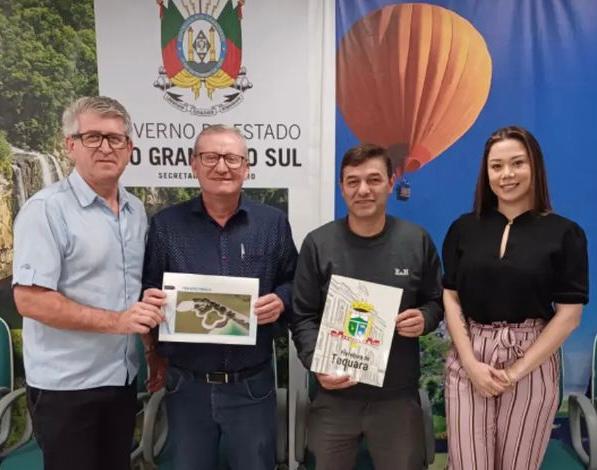 Taquara apresenta projeto para construção de praça de lazer no entorno do Museu Arqueológico