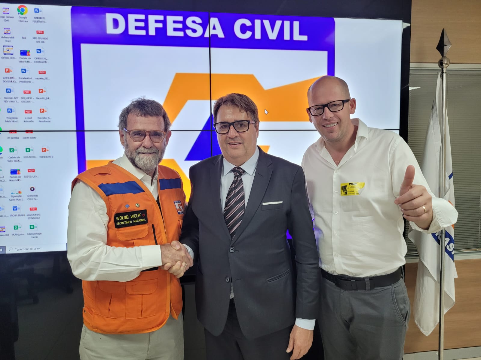 Prefeito de Rolante se reúne com Secretário Nacional da Defesa Civil