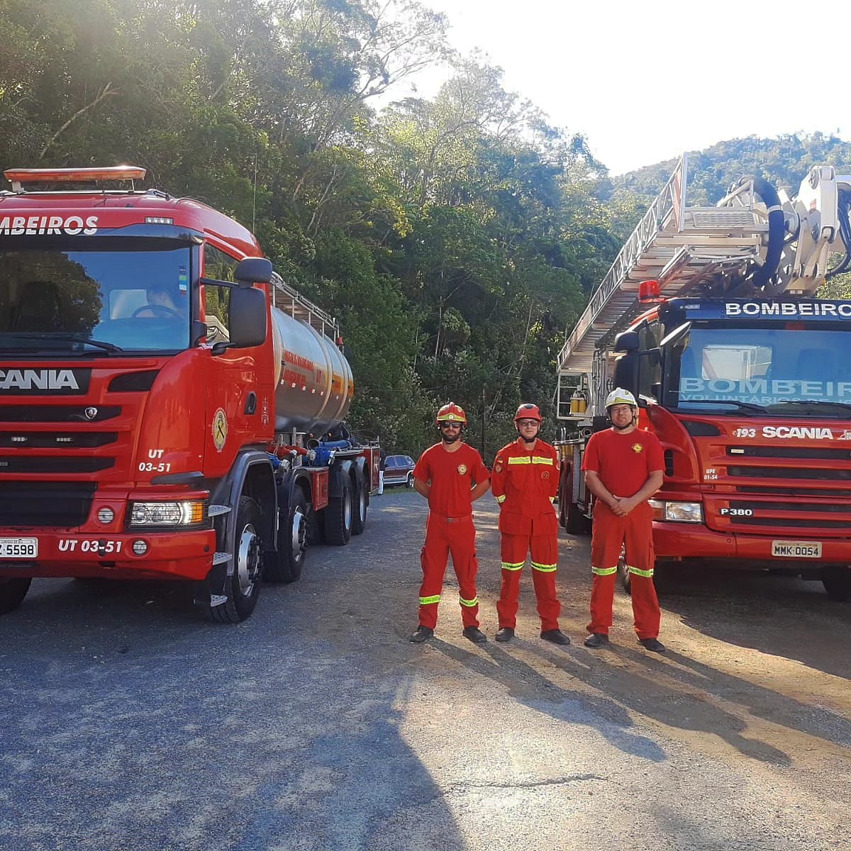 Bombeiros Voluntários de Rolante participam de capacitação em Santa Catarina