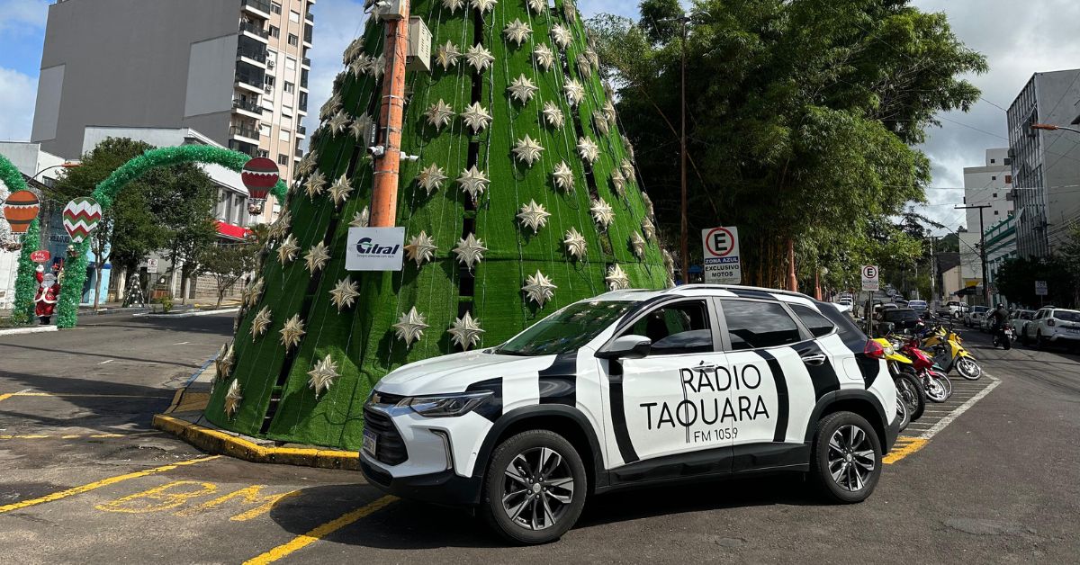 Blitz de Prêmios no aniversário da Rádio Taquara FM 105.9 neste sábado (25/11)