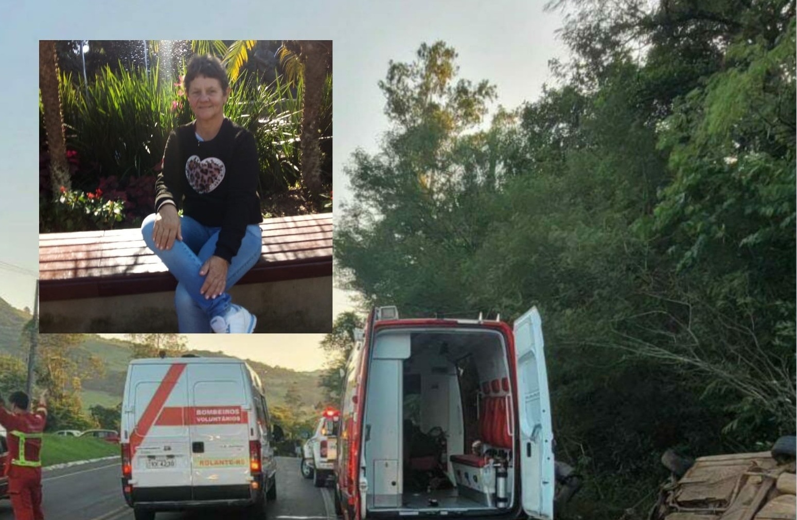 Identificada mulher que morreu em acidente na ERS-239 em Rolante