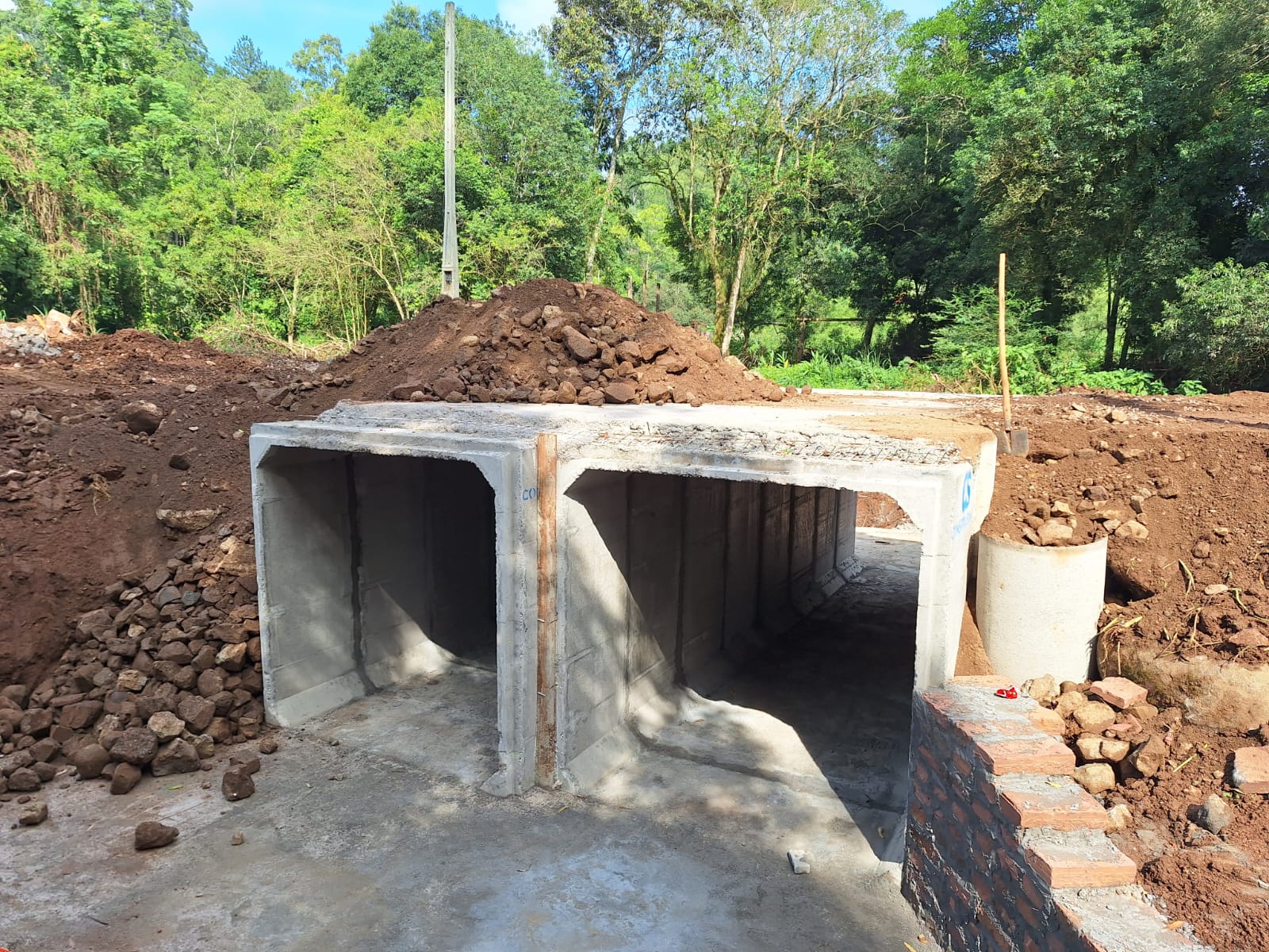 Trânsito na ponte seca de Vila Teresa, em Taquara, será liberado nesta terça-feira (19)