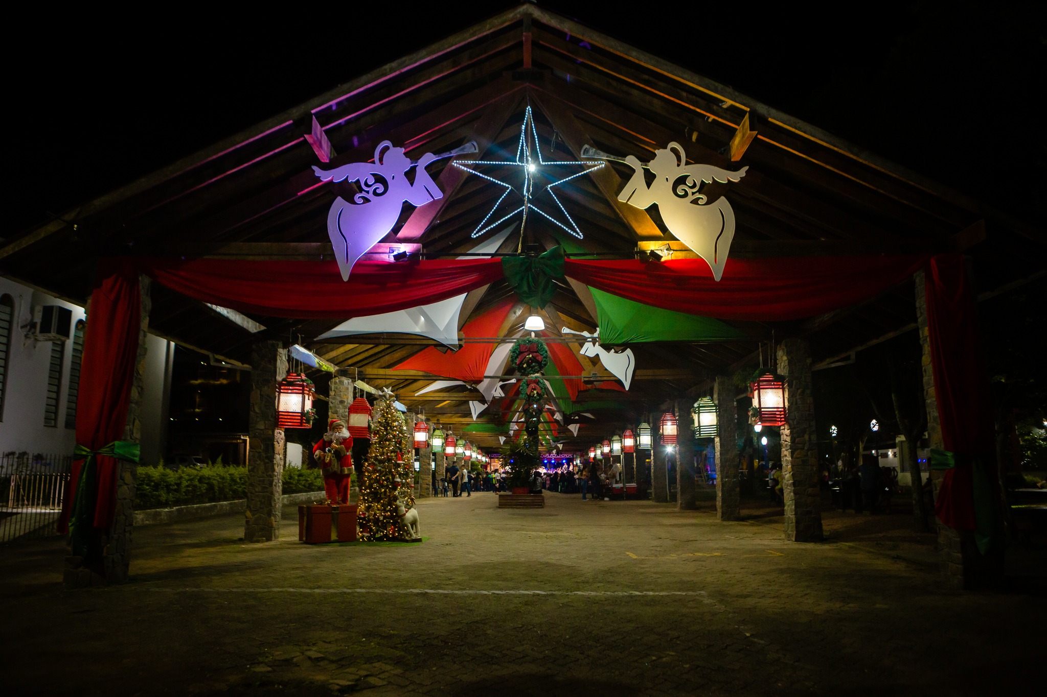 Atrações do Natal na Cidade Verde seguem sendo realizadas na região central de Três Coroas
