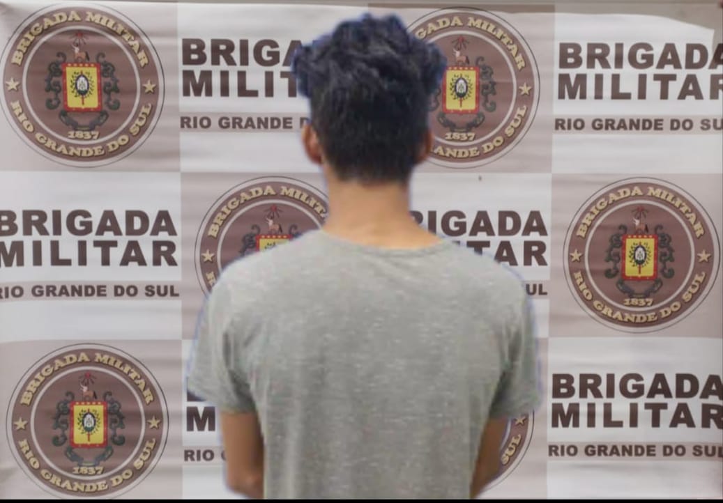 Jovem é preso no interior de Taquara após furtar veículo e usar motor em sua motocicleta