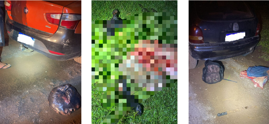 Brigada Militar prende cinco pessoas com partes de animal recém-carneado no interior de Taquara