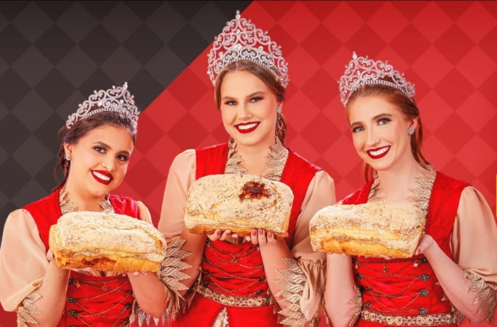 Inscrições para escolha das Soberanas da 26ª Kuchenfest começam nesta terça-feira (12) em Rolante