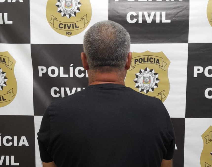 Acusado de estuprar a própria neta de 9 anos no interior de Taquara é preso pela polícia