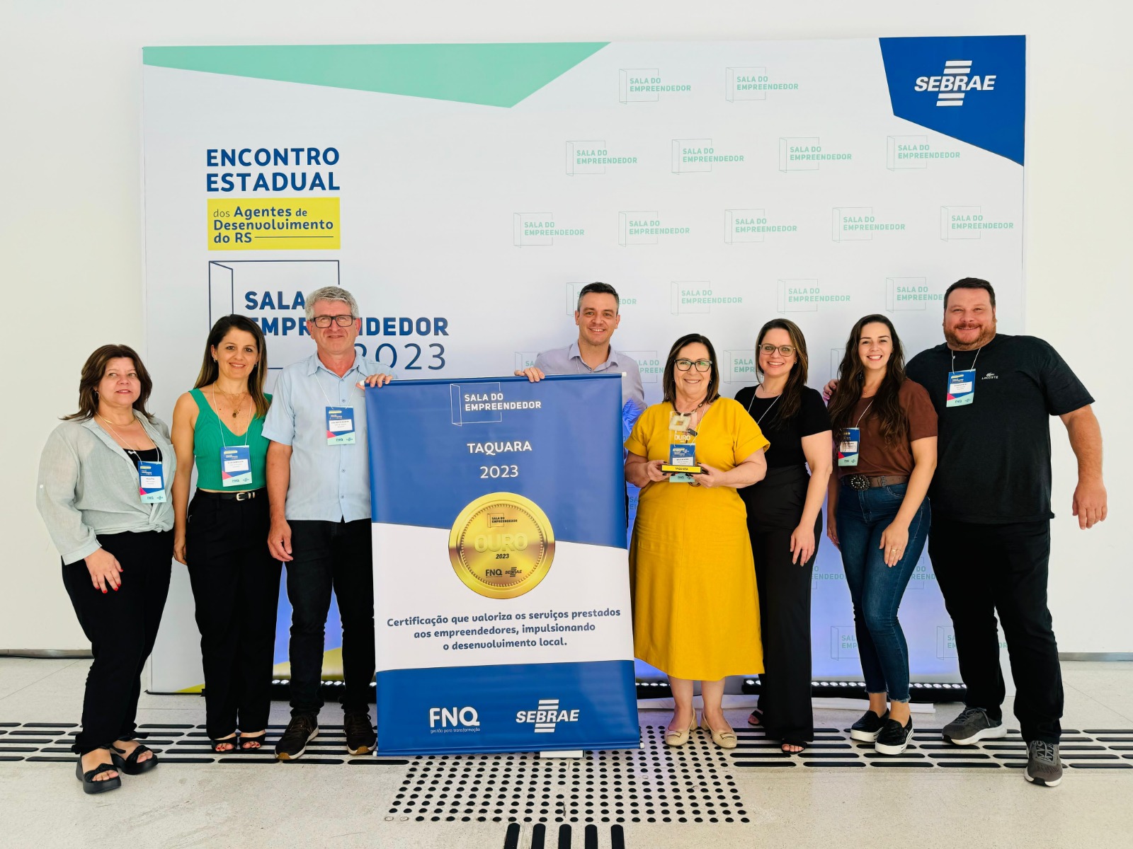 Sala do Empreendedor de Taquara é reconhecida com o Selo Ouro pelo segundo ano consecutivo