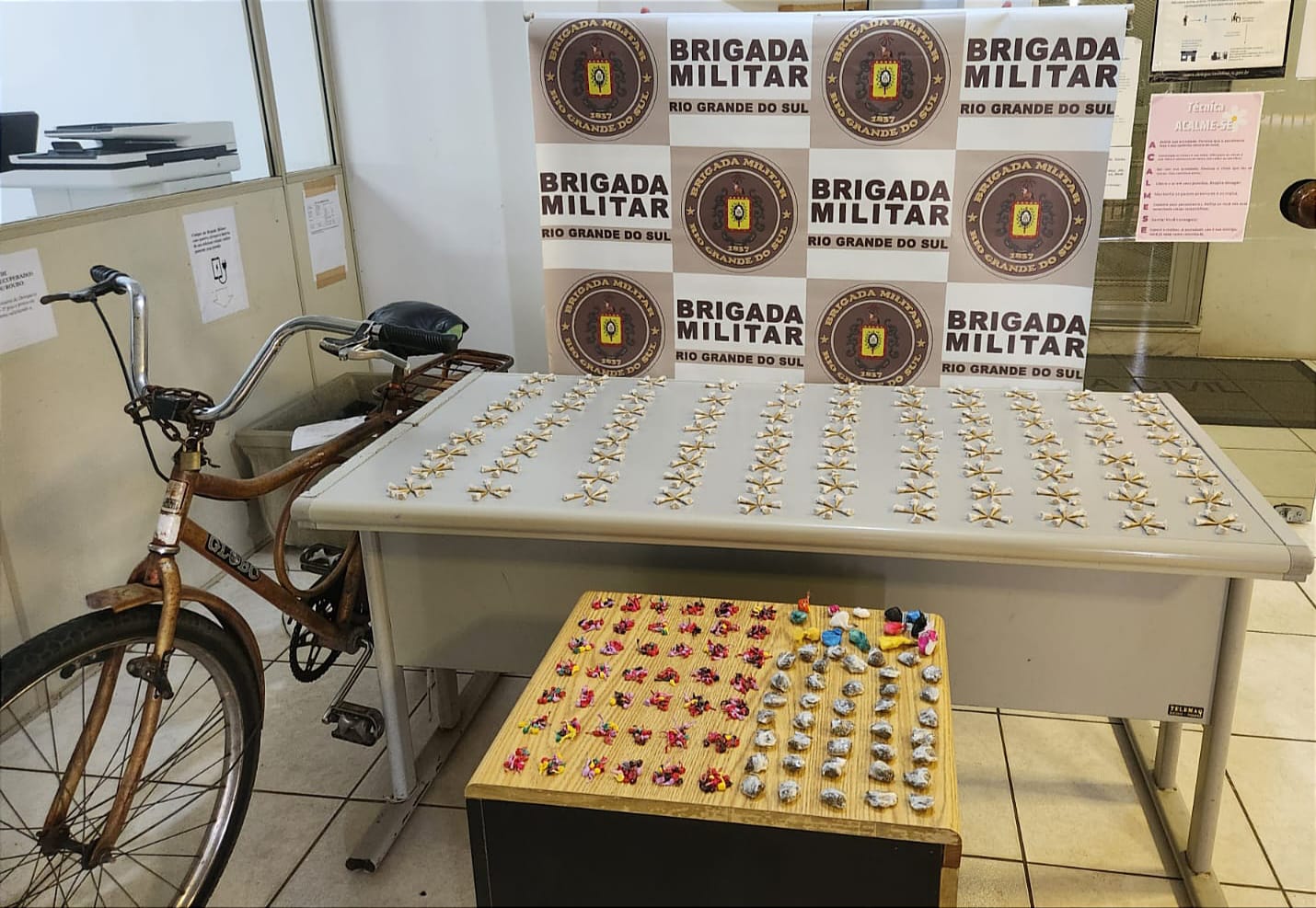 Homem é preso com grande quantidade de drogas em Taquara