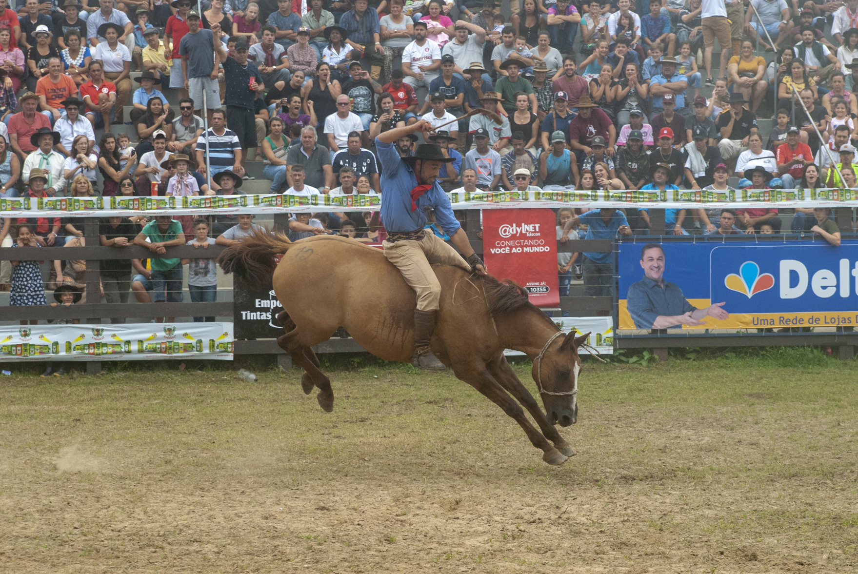 Parque do Saiqui está sendo preparado para o Rodeio Crioulo em Canela
