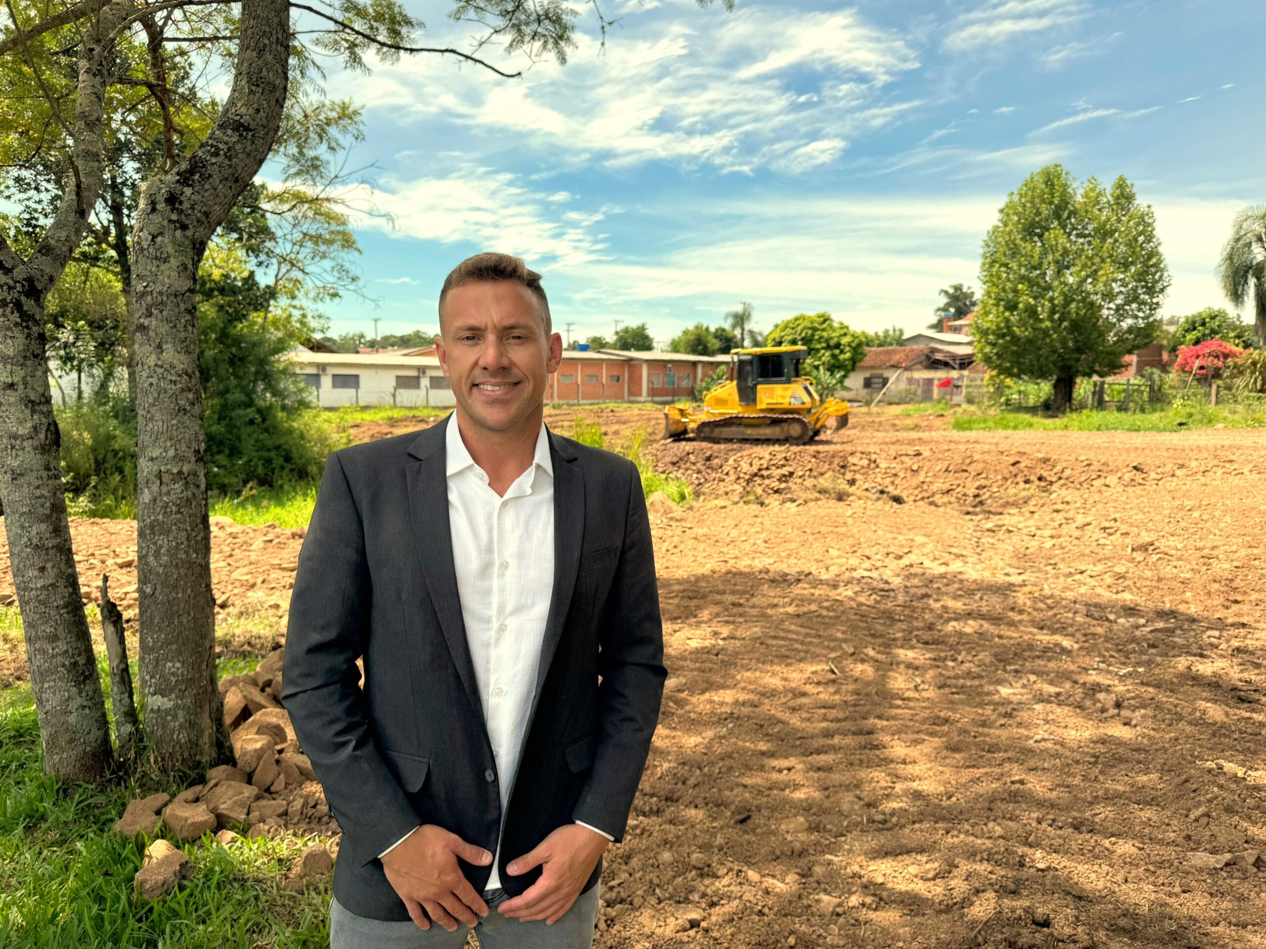 Parobé inicia construção de novo Espaço de Lazer e Recreação no bairro Vila Feliz