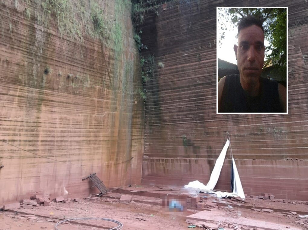 Homem que morreu após cair de penhasco em pedreira em Parobé é identificado