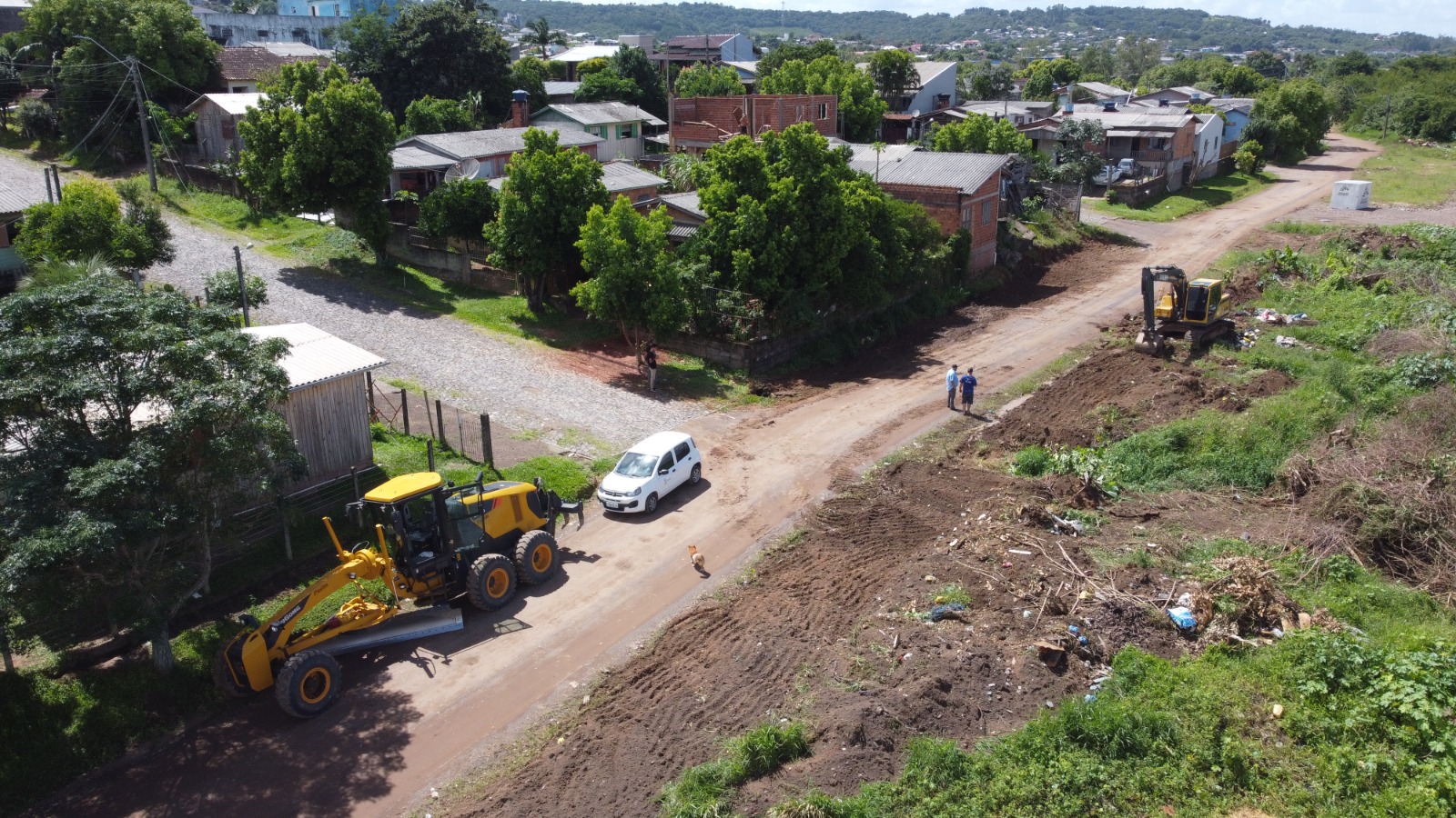 Parobé dá início a pavimentação da Rua dos Trilhos