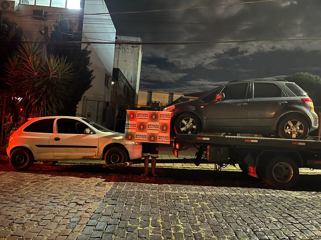 Brigada Militar de Taquara recupera veículo roubado e apreende menor de idade