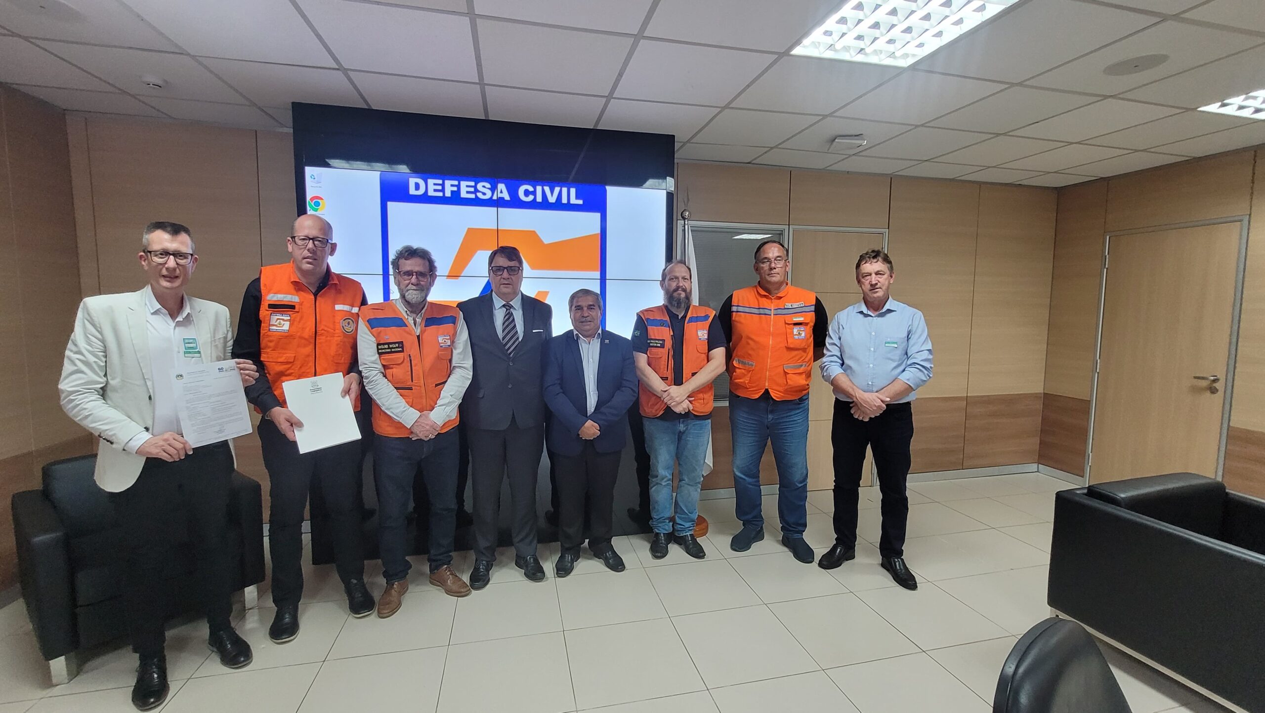 Prefeito de Rolante se reúne com Secretário Nacional da Defesa Civil