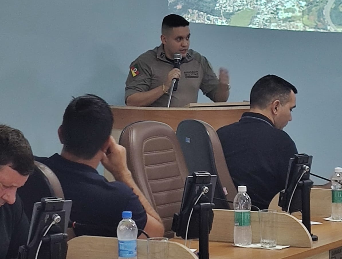 Comandante da Brigada Militar de Parobé é apresentado a comunidade em sessão do Legislativo