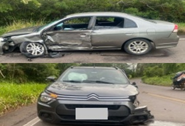 Veículos colidem na ERS-020 em Taquara