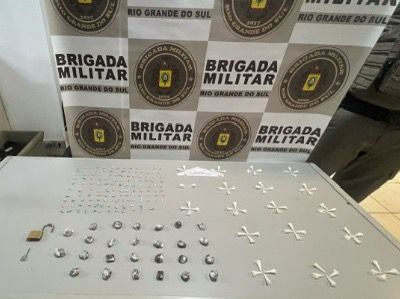 Brigada Militar de Taquara realiza prisão por tráfico de drogas e recaptura de foragido