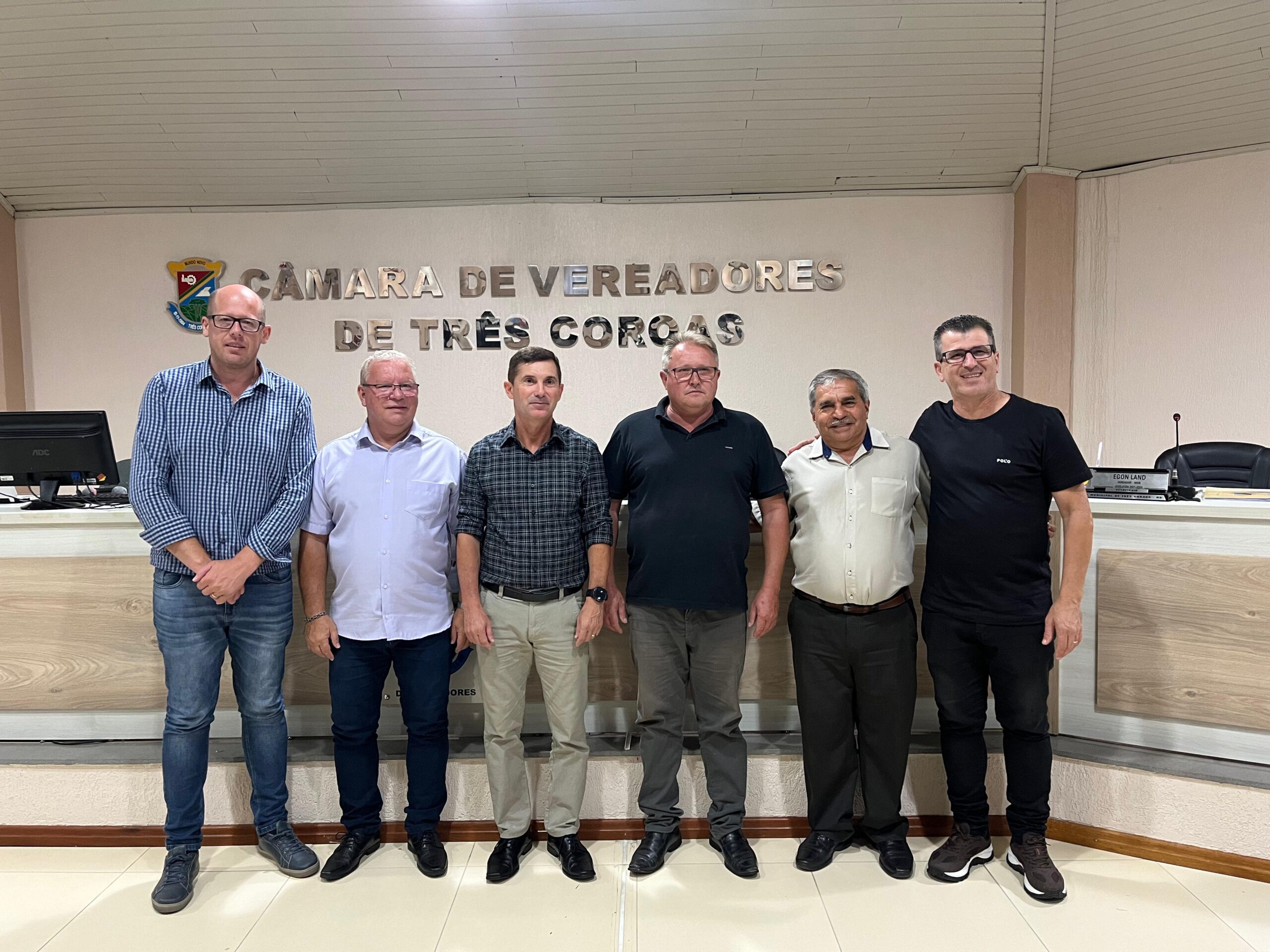 Dr. Fernando é empossado como presidente da Câmara de Vereadores em Três Coroas