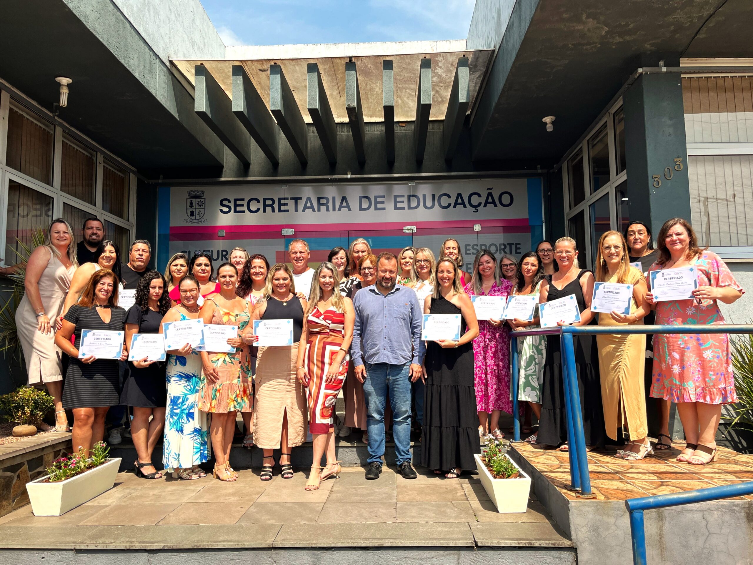 Cerimônia marca posse dos diretores das escolas municipais de Parobé