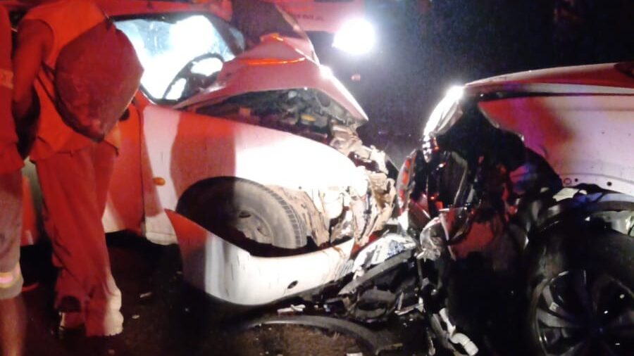 Colisão envolve três veículos e deixa feridos em Taquara