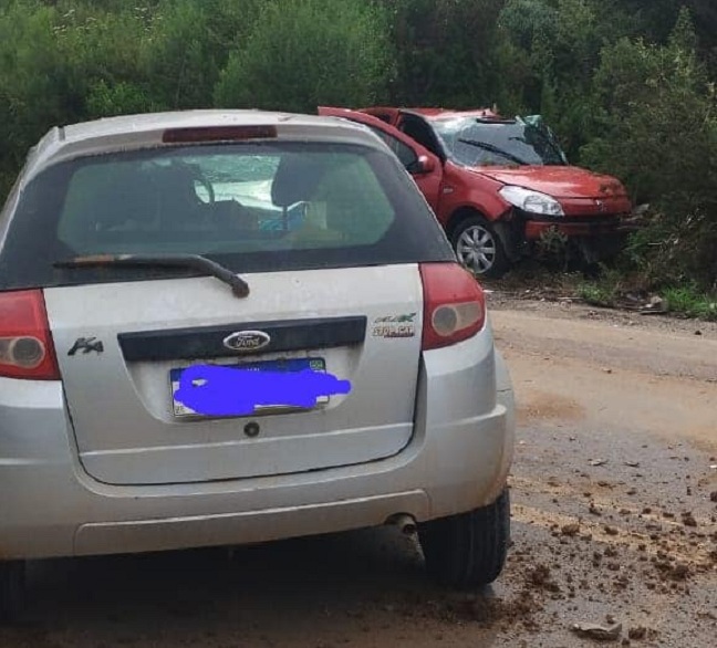 Acidente envolvendo veículo com placas de Parobé é registrado na ERS-020 em São Francisco