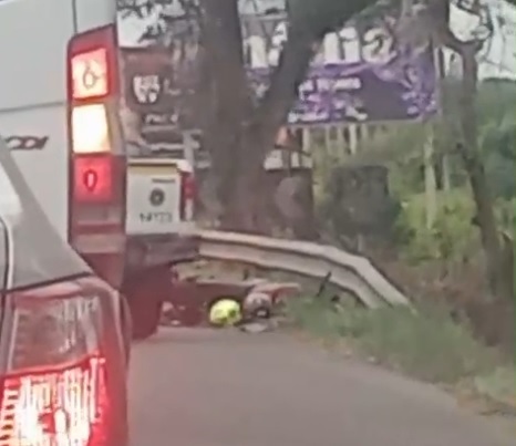 Adolescente grávida e motociclista ficam feridos após acidente na ERS-239 em Taquara