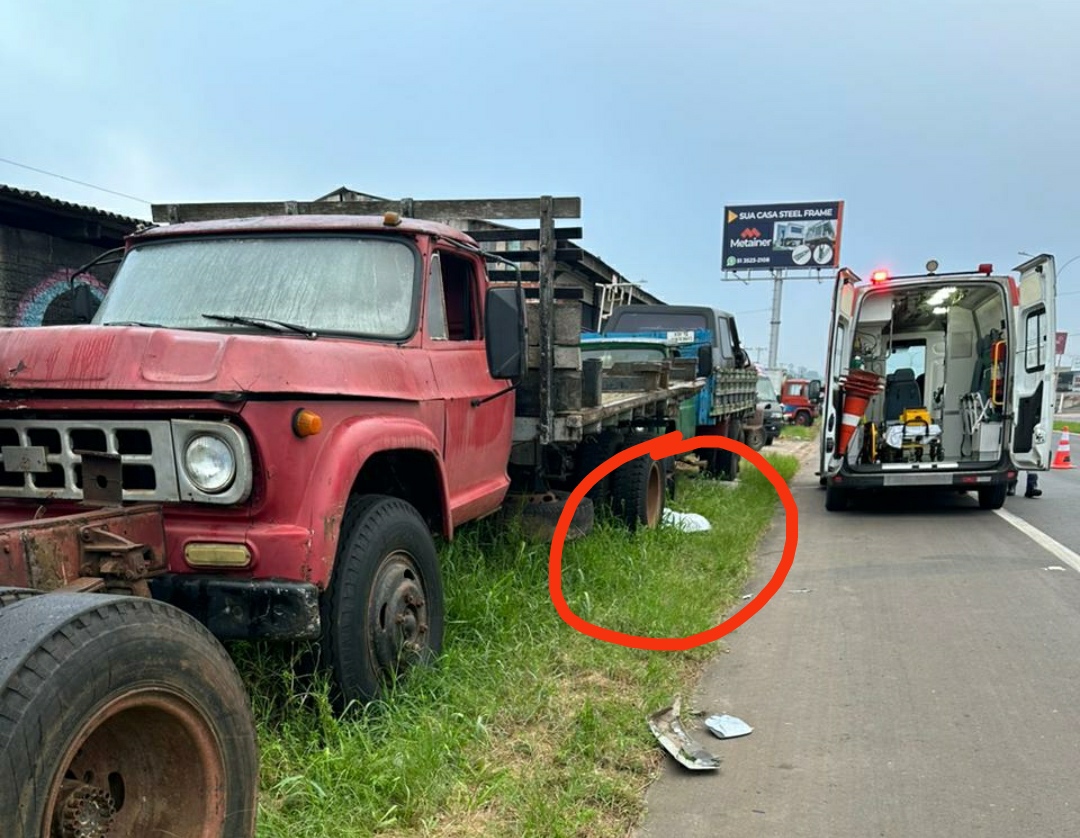 Homem morre após ser atropelado por veículo na ERS-239 em Parobé