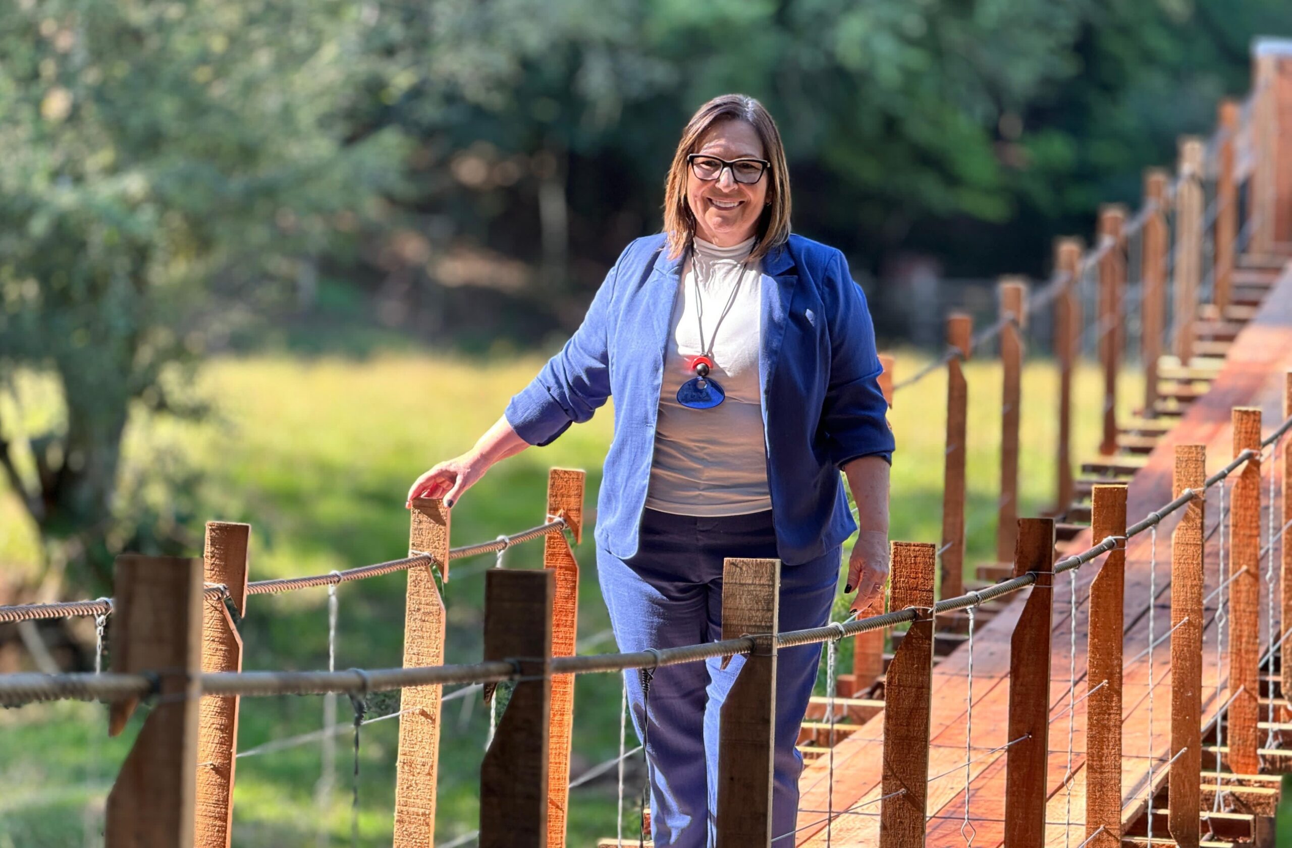 Pontes pênseis são recuperadas no interior de Taquara