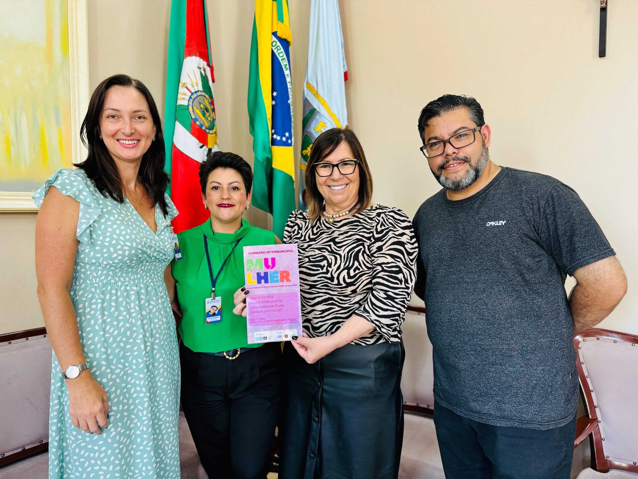 Centro de Referência da Mulher de Taquara promove seminário sobre políticas públicas femininas