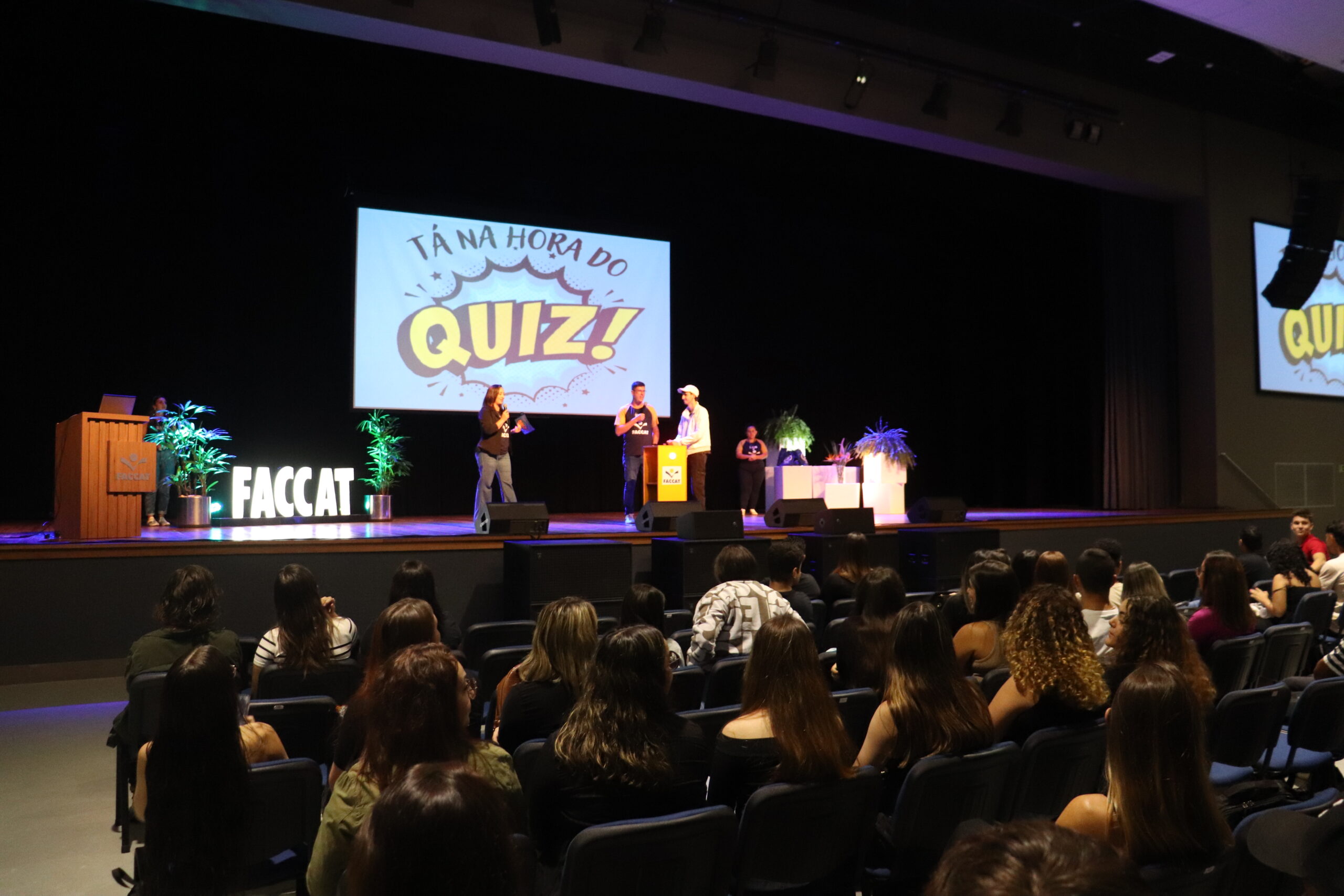 Atividades de diversão e integração são promovidas na volta às aulas da Faccat