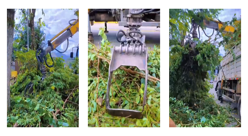 Igrejinha contrata serviço de garra florestal para agilizar recolhimento de galhos e podas