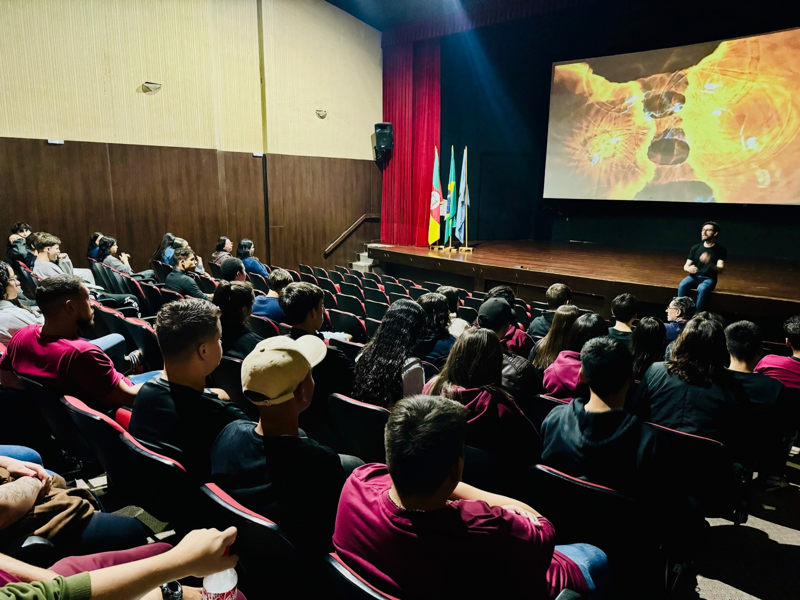Estudantes participaram da Mostra Difusão em Taquara
