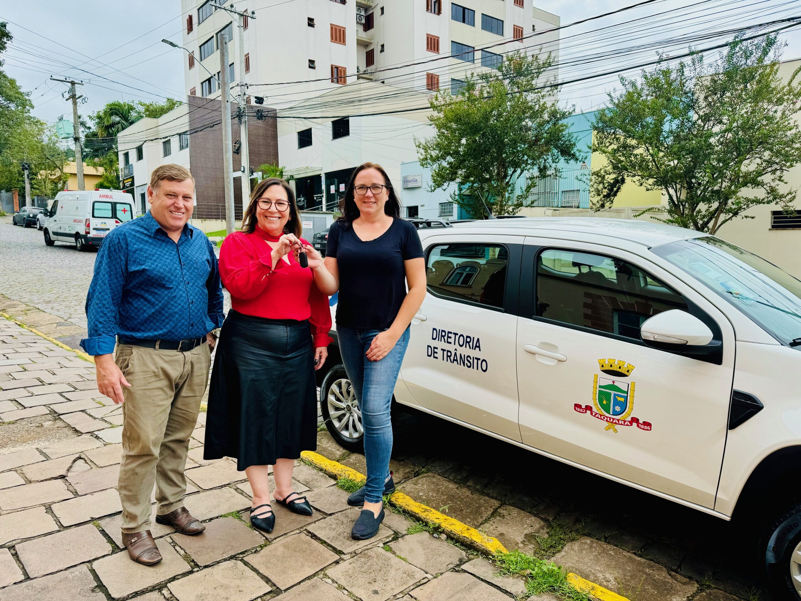 Diretoria de Trânsito de Taquara recebe novo veículo
