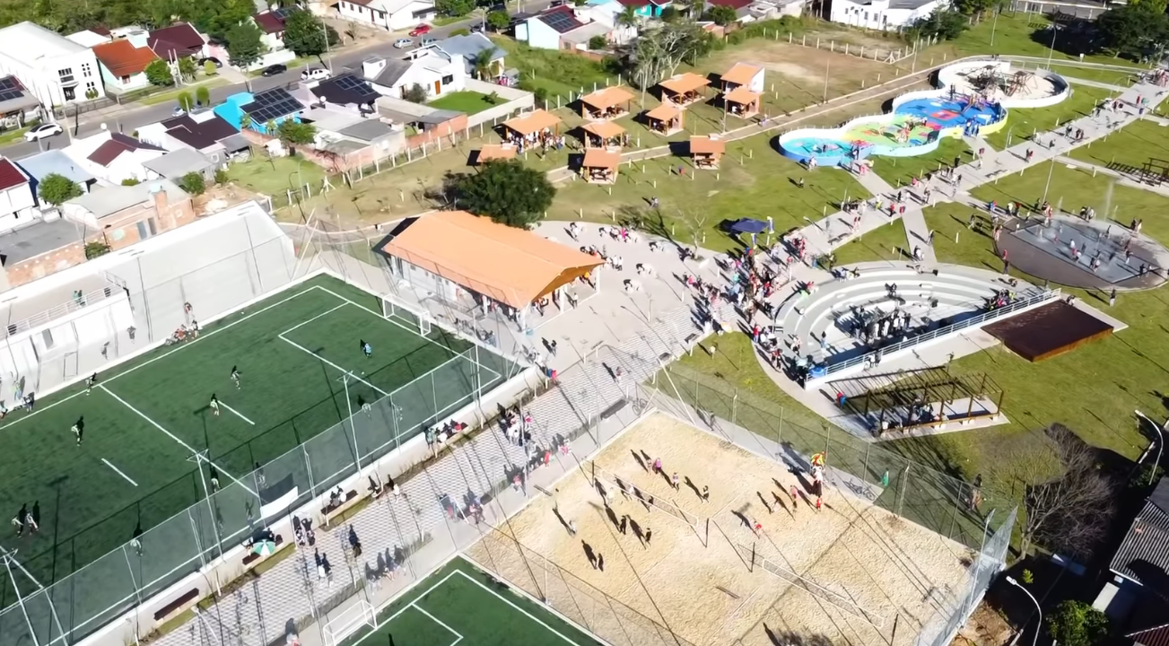 Parque Municipal Rio Branco é inaugurado em Rolante; local teve investimento de R$ 5 milhões