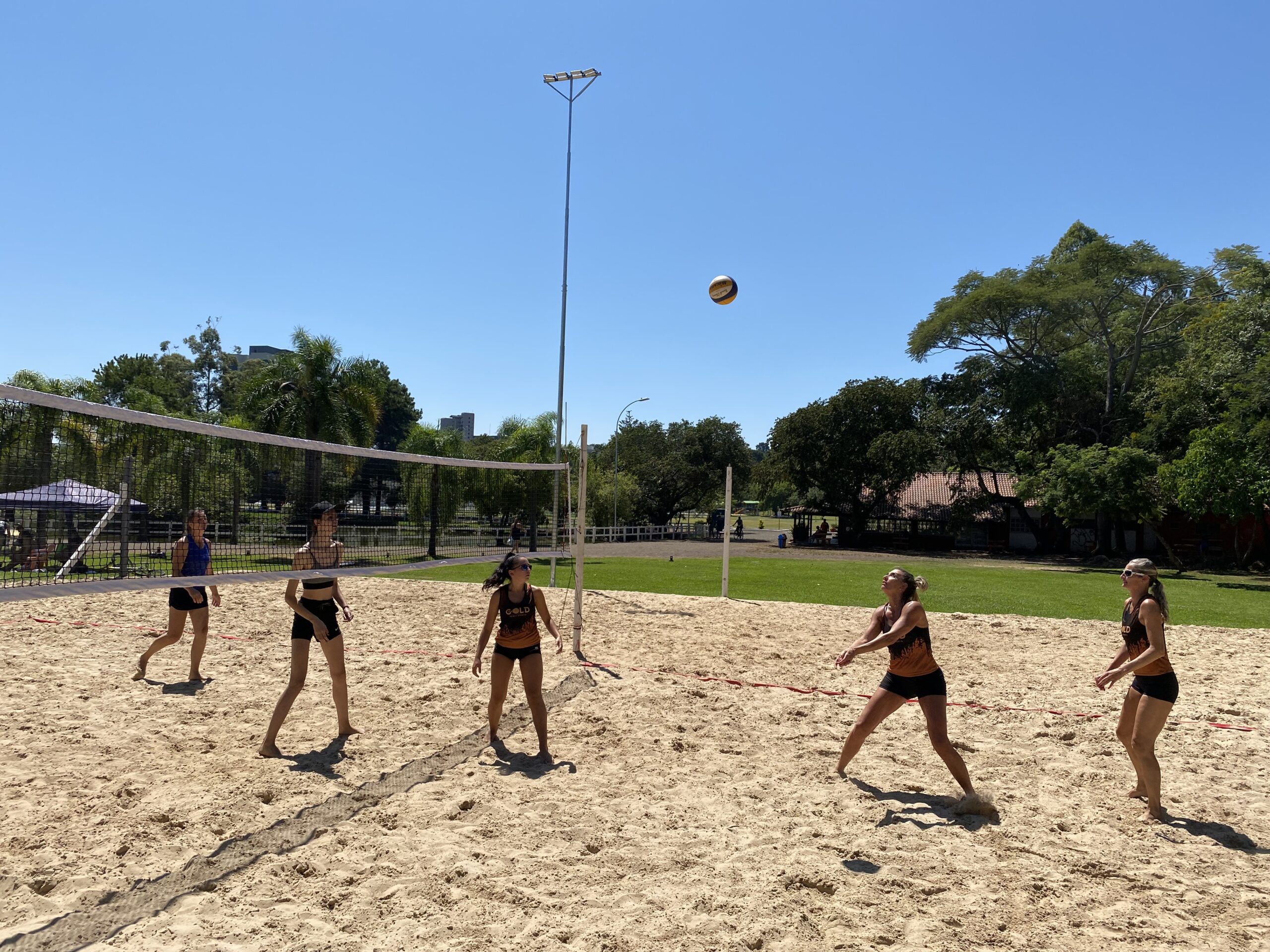 Taquara se prepara para o Torneio de Vôlei de Praia no Parque do Trabalhador