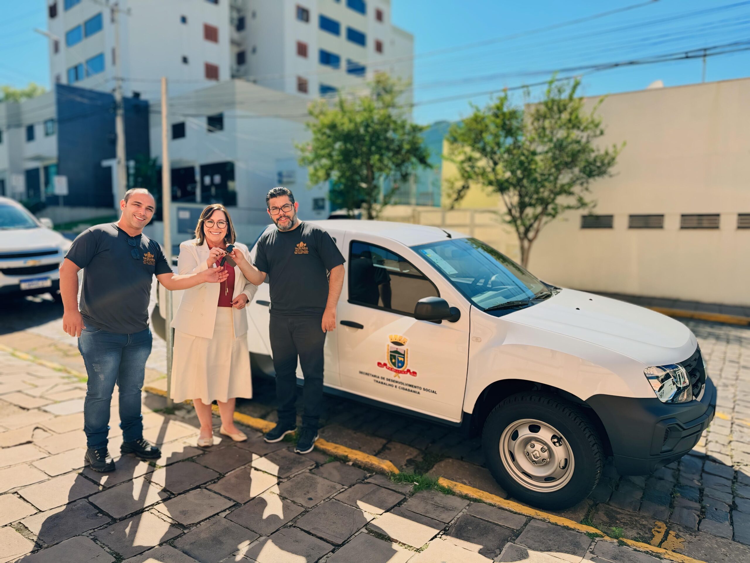 Novo veículo do Desenvolvimento Social auxiliará nos atendimentos a famílias carentes de Taquara