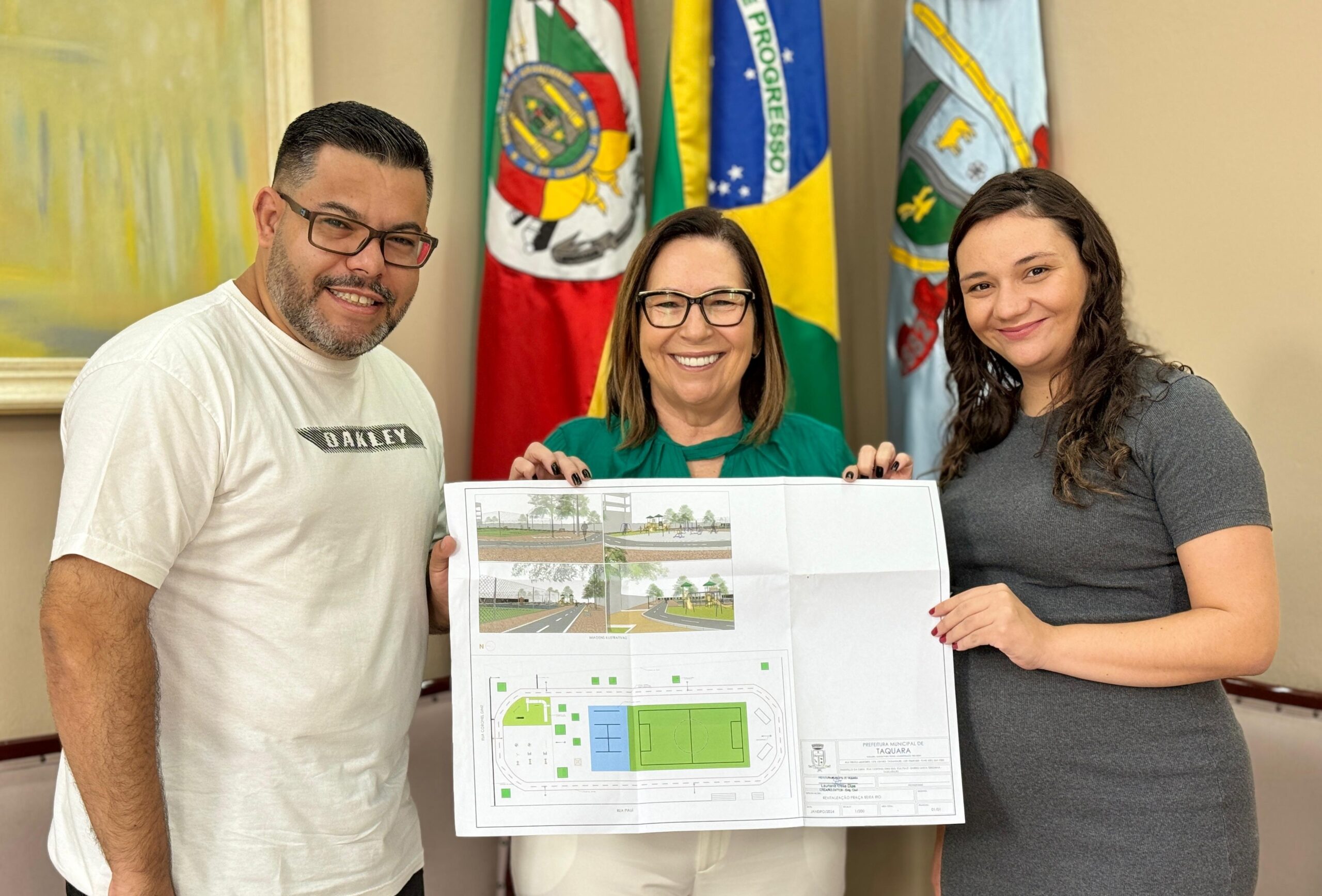 Taquara: Praça Beira Rio receberá revitalização nos próximos meses