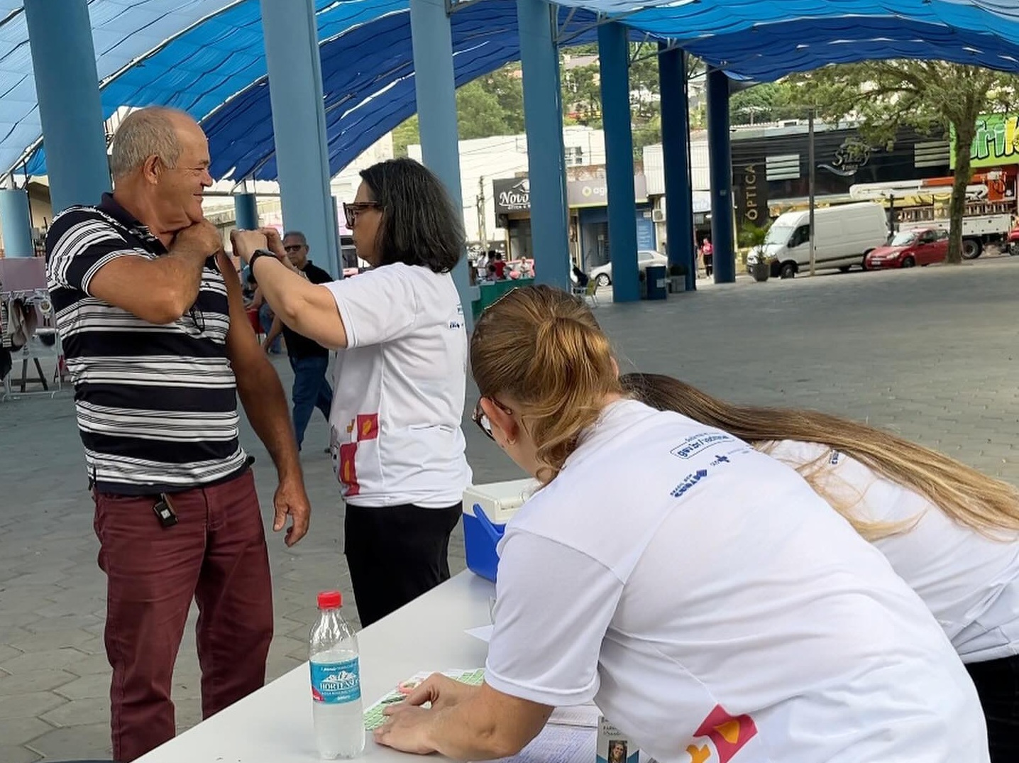 Ação de vacinação contra a gripe é realizada em Parobé