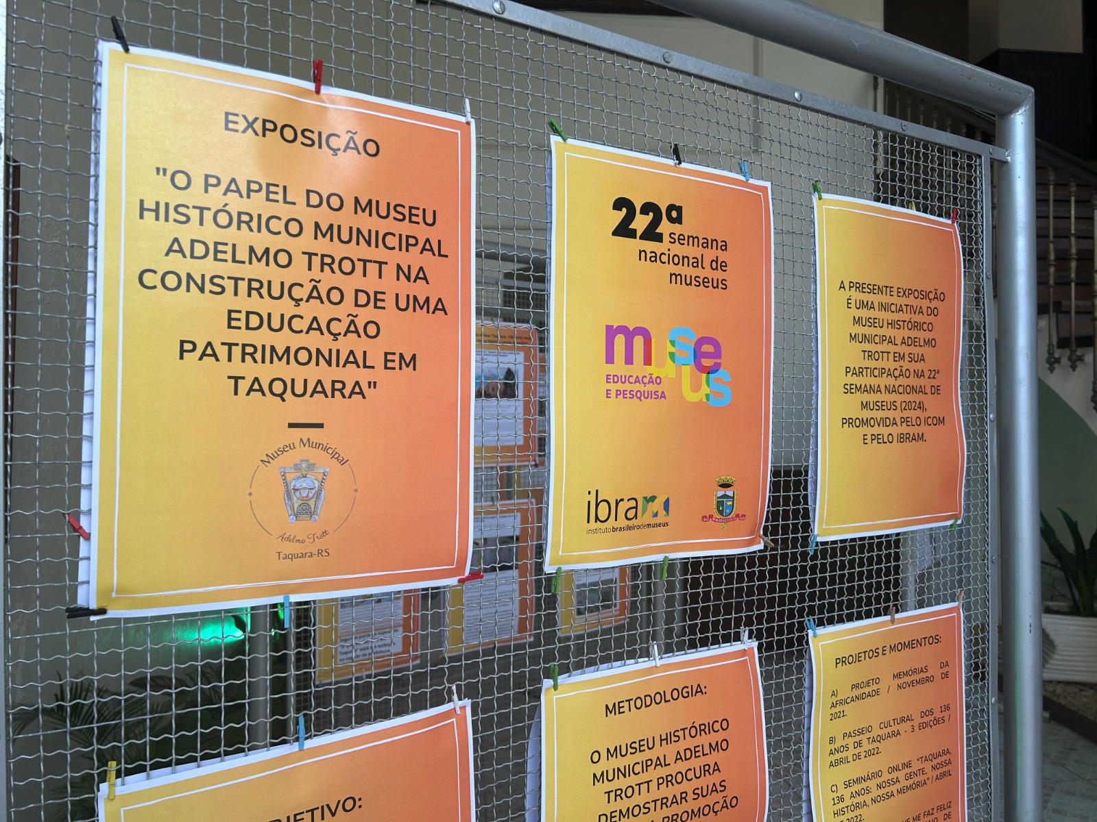 22ª Semana Nacional de Museus segue até domingo (19) em Taquara