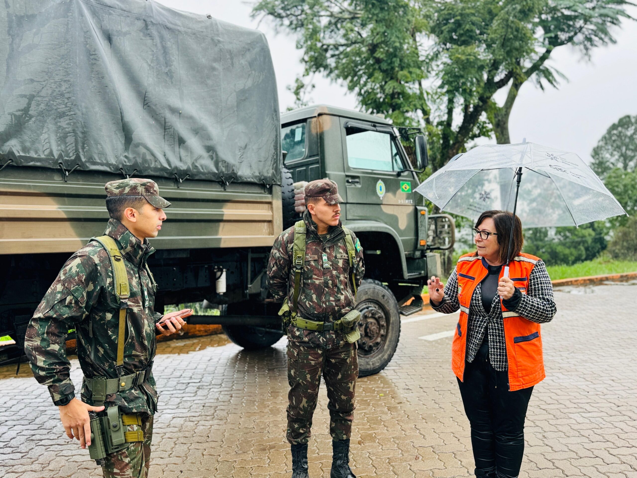 Exército Brasileiro auxilia nos atendimentos ao interior de Taquara