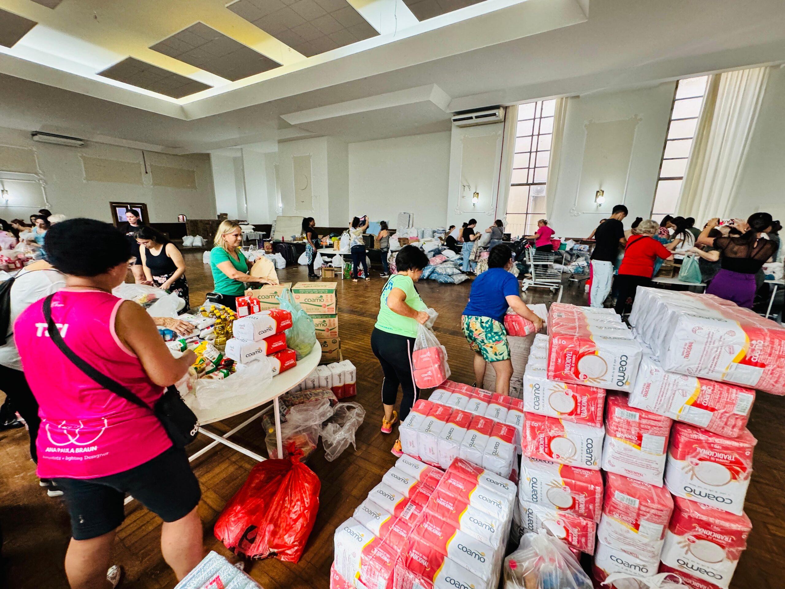 Clube Comercial seguirá como ponto de coleta de donativos nos próximos dias em Taquara