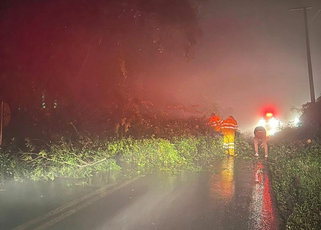 ERS-020 tem bloqueio total no trânsito e na ERS-115 o tráfego de veículos foi liberado