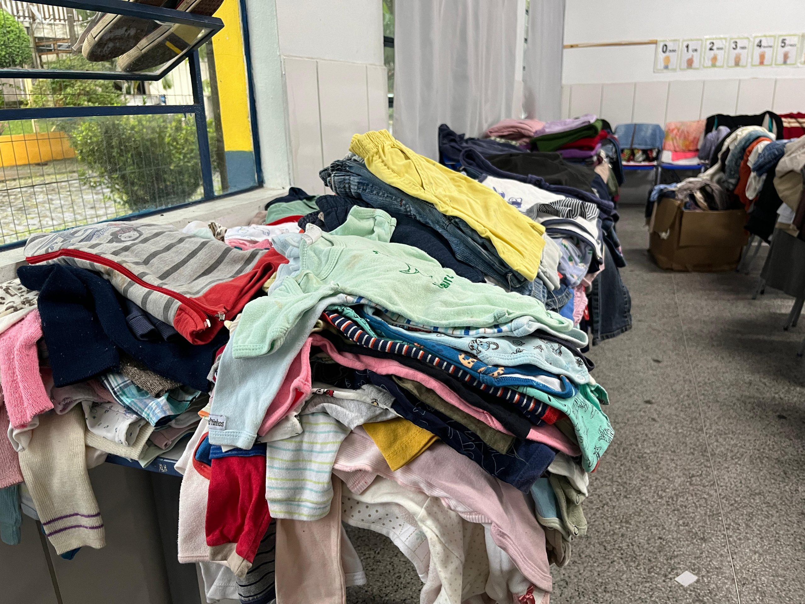 Parobé centraliza entrega e retirada de doações