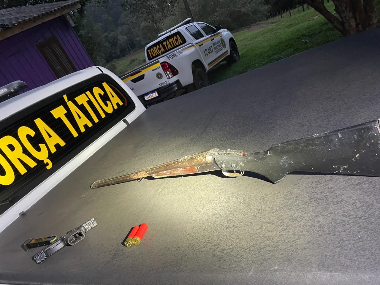 Homem acusado de crimes na região metropolitana é preso pela Brigada Militar em Taquara