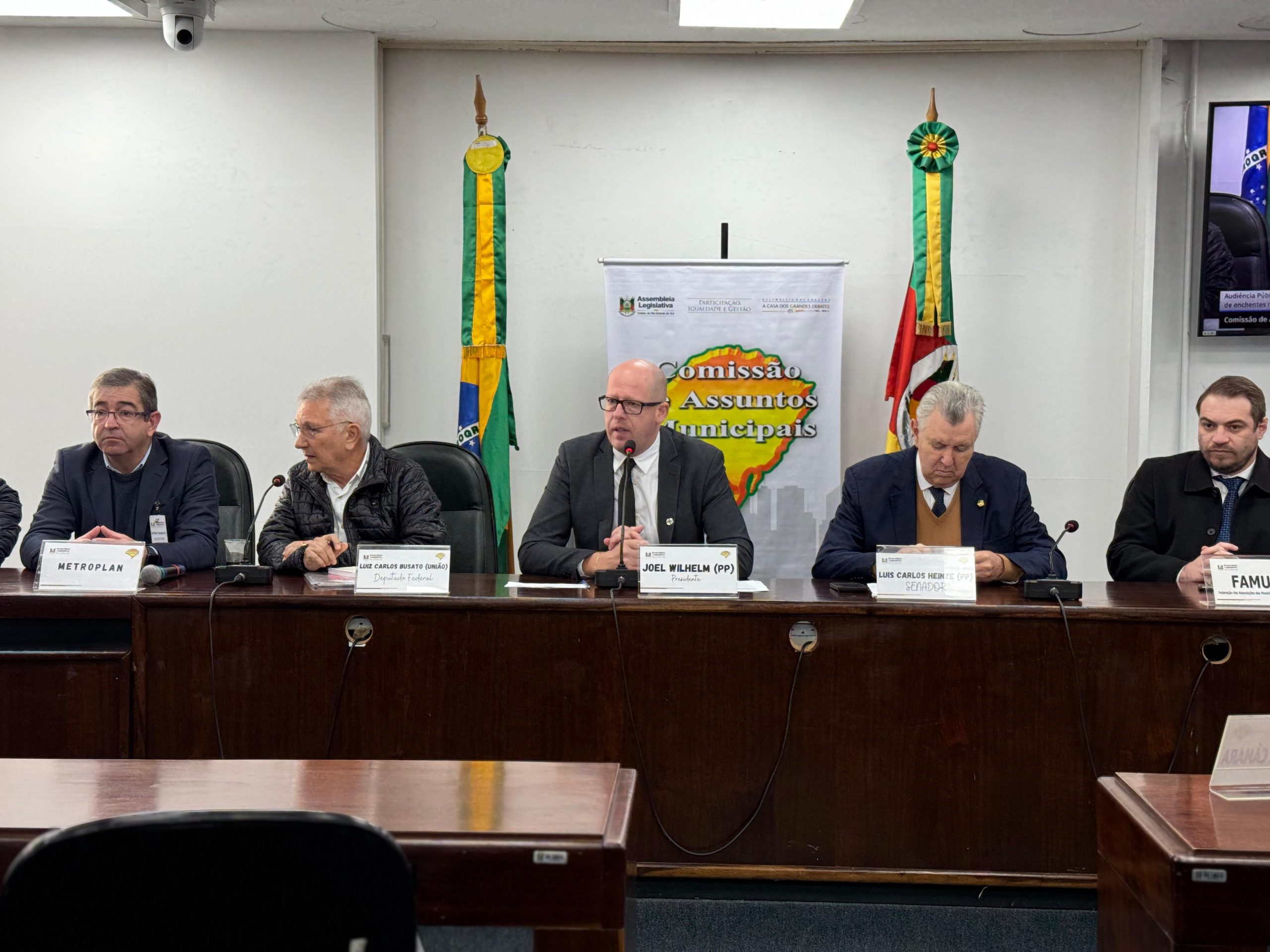 Audiência Pública discute projetos para conter enchentes na Região Metropolitana e nos Vales do Caí, Paranhana e Sinos