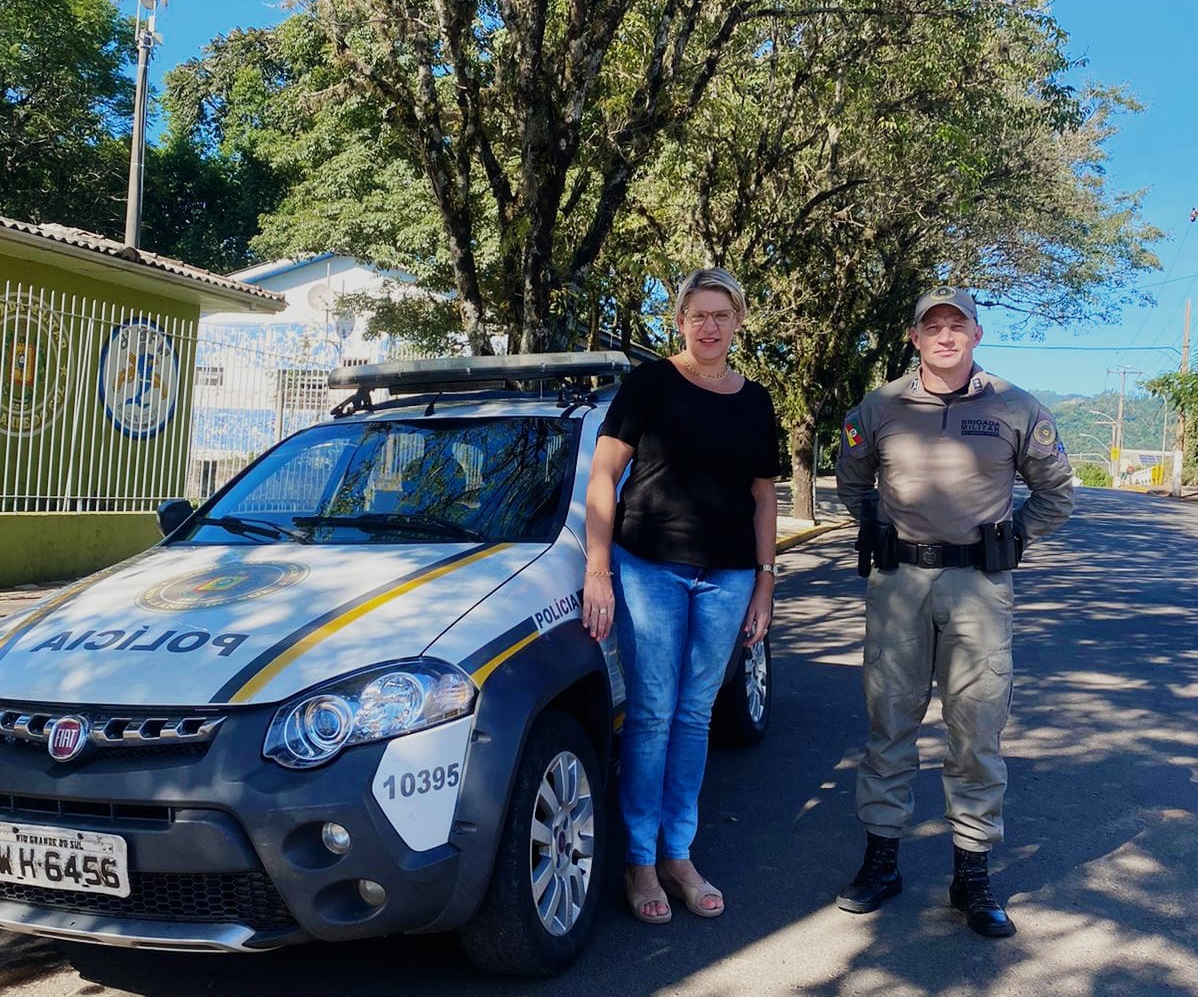 Acisa e Brigada Militar de Rolante trabalham em conjunto visando a aquisição de nova viatura
