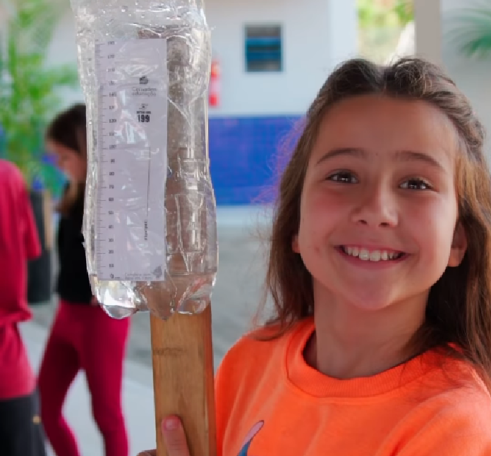 Alunos de Parobé participam de projeto de monitoramento das chuvas e de áreas de risco