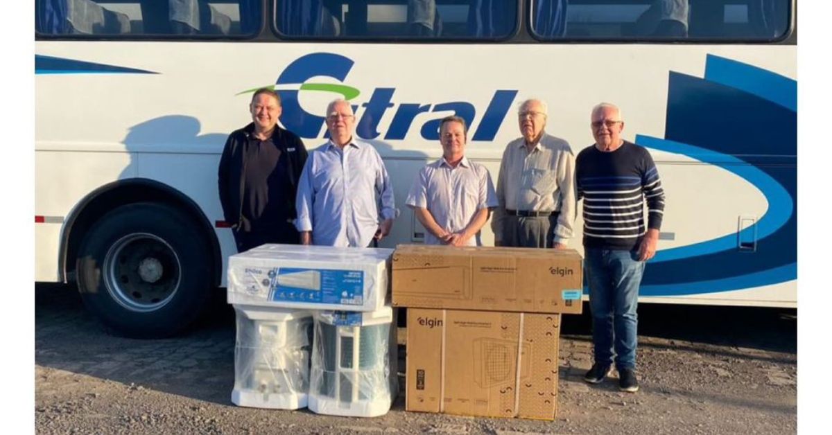 Citral faz doação de três condicionadores de ar para a Delegacia de Polícia de Taquara