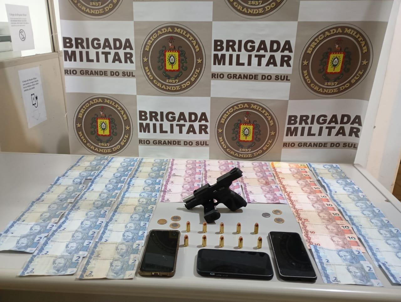 Brigada Militar de Taquara realiza prisão por porte ilegal de arma de fogo